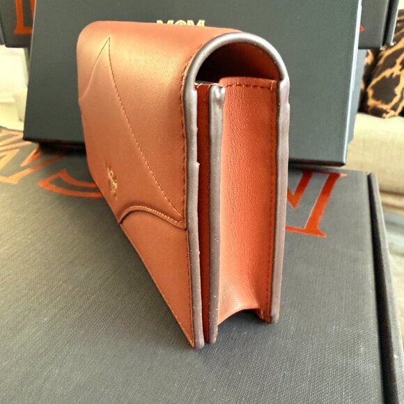 MCM Leather Wallet Purse On Removable Leather and Chain, MYL ESAK01 X7001 - Picture 6 of 16